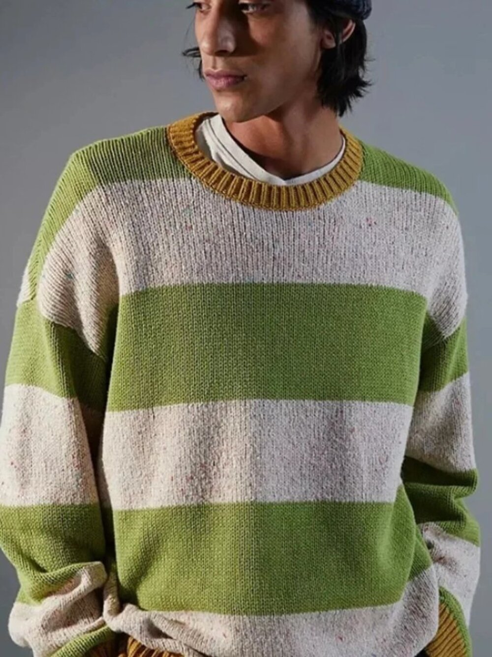 Urban Outfitters Green Striped Jumper - Picture 6 of 6